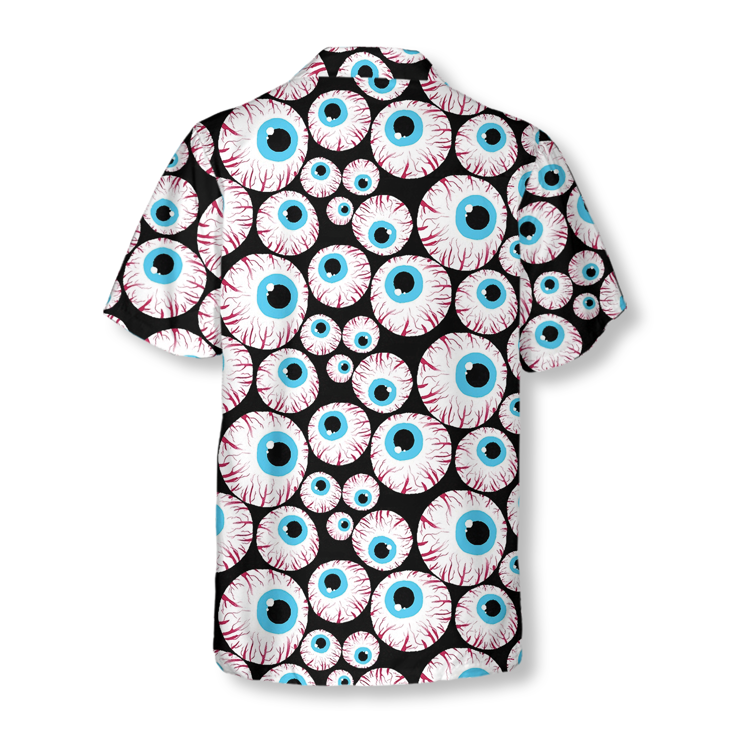 Halloween Creepy Eyeballs Hawaiian Shirt - Hyperfavor