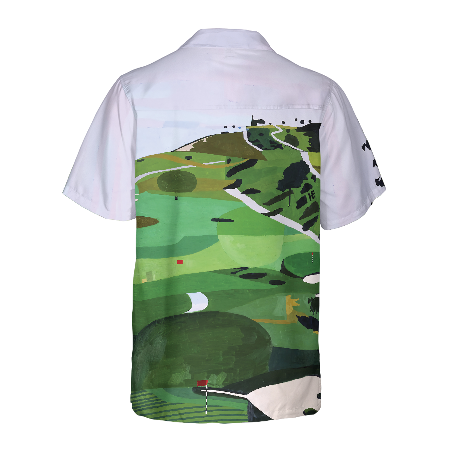 Golf Course Canvas Hawaiian Shirt - Hyperfavor