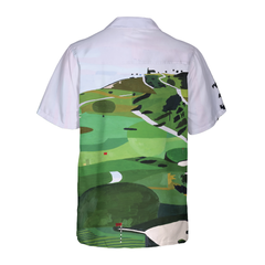 Golf Course Canvas Hawaiian Shirt - Hyperfavor