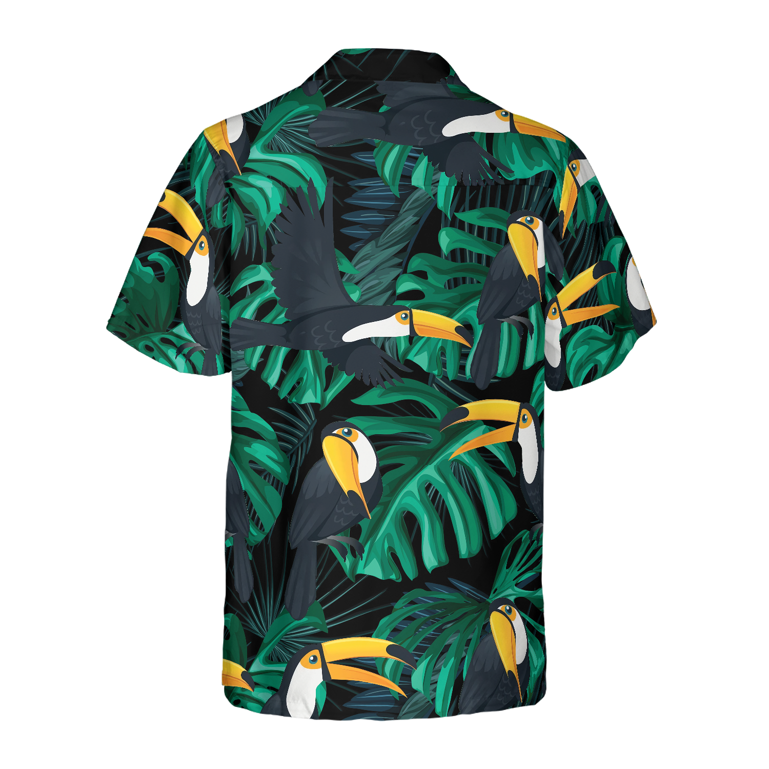 Toucan Birds Tropical Leaves Hawaiian Shirt - Hyperfavor