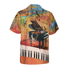 Let The Piano Guide You To The World Hawaiian Shirt - Hyperfavor