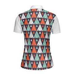 Golf Life In Ethnic Style Short Sleeve Women Polo Shirt - Hyperfavor