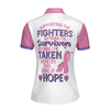 Supporting The Fighters Admiring The Survivors Short Sleeve Women Polo Shirt - Hyperfavor