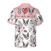 Personalized Peace Love Boston Terrier Custom Hawaiian Shirt - Hyperfavor