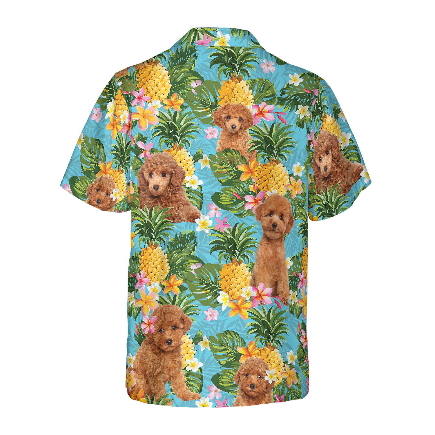 Pineapple Poodles Lover Hawaiian Shirt - Hyperfavor