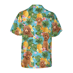 Pineapple Poodles Lover Hawaiian Shirt - Hyperfavor