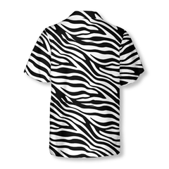 Zebra Pattern Hawaiian Shirt - Hyperfavor