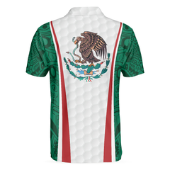 Golf Mexico Retro Polo Shirt, Best Golf Shirt Design For Mexican Lovers, Golf Gift Idea For Male Golfers - Hyperfavor