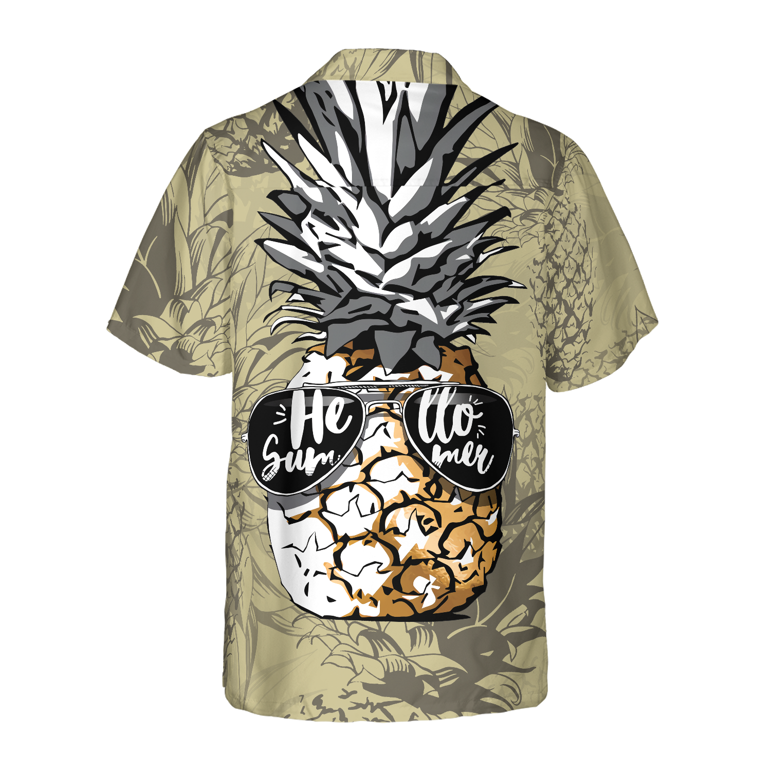 Pineapple Hello Summer Hawaiian Shirt - Hyperfavor