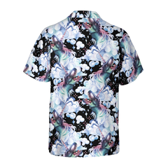 Unicorn T-Rex Dinosaur Hawaiian Shirt - Hyperfavor