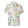 I Love Ireland Doodle Hawaiian Shirt - Hyperfavor