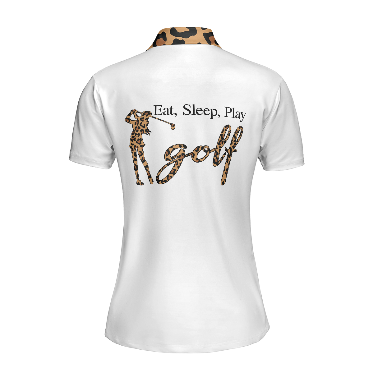 Golf Girl Eat Sleep Play Golf Short Sleeve Women Polo Shirt - Hyperfavor