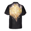 Celtic Dragon with crystal glow in the Dark Mens Hawaiian Shirt - Hyperfavor