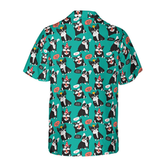 Dog French Bulldog Happy Animals Hawaiian Shirt - Hyperfavor