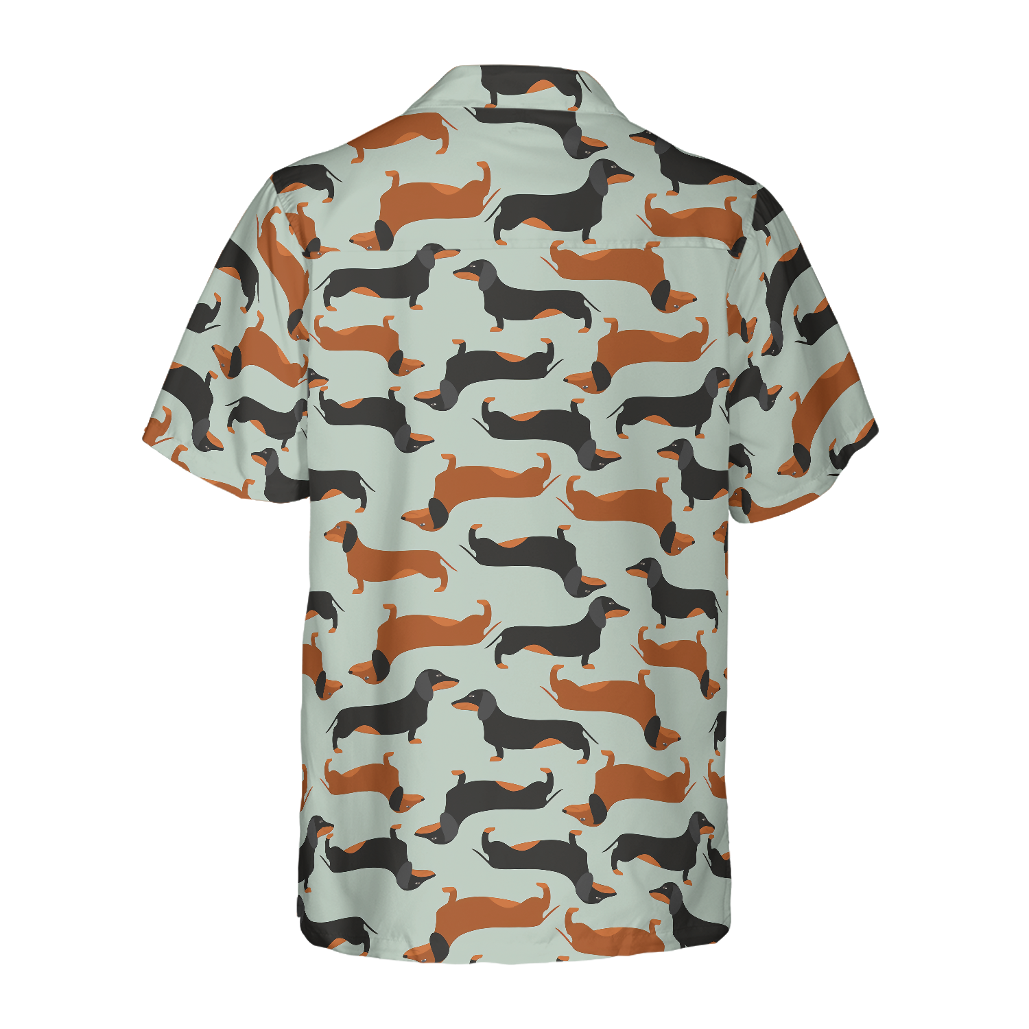 Tiny Dachshund Cute Dog Pattern Hawaiian Shirt - Hyperfavor