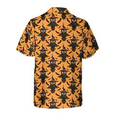 Owl Halloween Pattern Shirt For Men Hawaiian Shirt - Hyperfavor