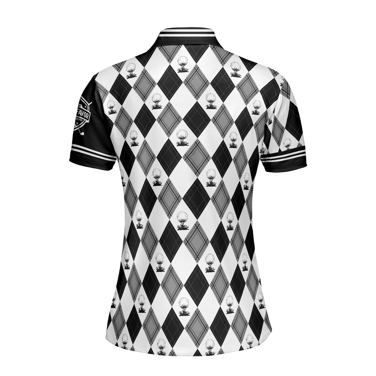 Golfaholic Short Sleeve Women Polo Shirt - Hyperfavor