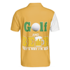 Beer And Golf Polo Shirt, That's Why I'm Here Beer Drinking Polo Shirt, Best Golf Shirt For Men - Hyperfavor