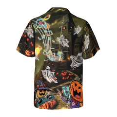 Music Night Halloween Hawaiian Shirt, Halloween Shirt For Men And Women - Hyperfavor