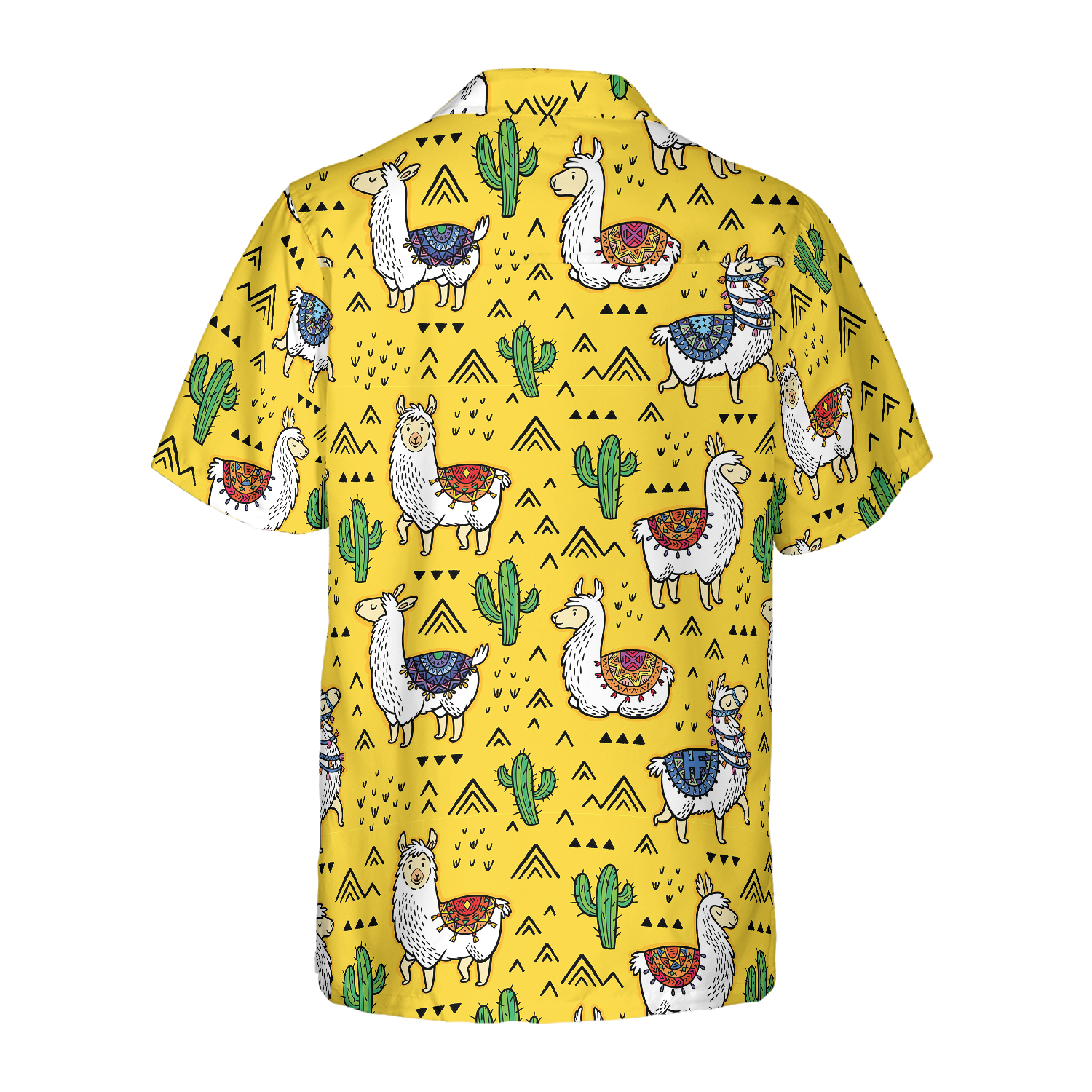 Llamas Cactuses Hawaiian Shirt - Hyperfavor