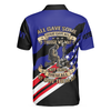 Navy Veteran Honor The Fallen Polo Shirt, American Flag Navy Veteran Shirt, Best Gift For Veteran's Day - Hyperfavor