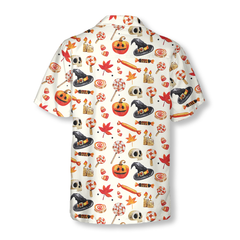 Halloween Art Print Hawaiian Shirt - Hyperfavor