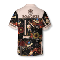 Don't Mess With Ironworker Hawaiian Shirt - Hyperfavor