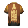 Beer Because No Great Campers Story With A Salad Hawaiian Shirt - Hyperfavor
