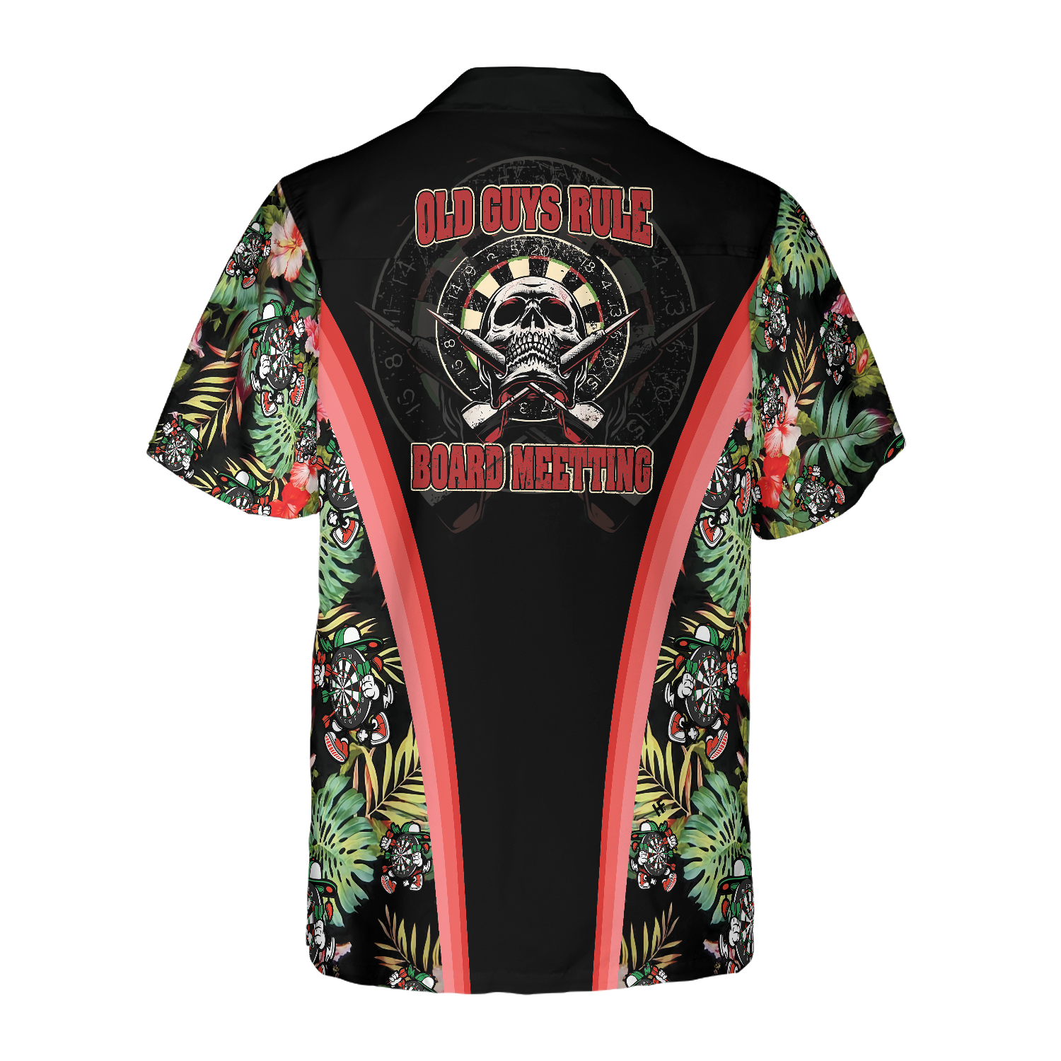 Old Guys Rule Dart Tropical Custom Hawaiian Shirt - Hyperfavor