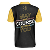 May The Course Be With You Golf Polo Shirt, Galaxy Golf Club Lightsaber Polo Shirt, Best Golf Shirt For Men - Hyperfavor