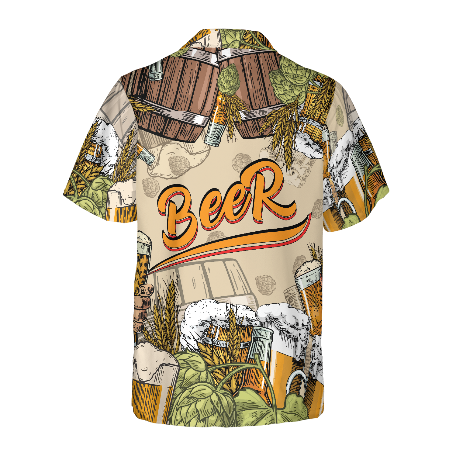 Drinking Beer Hawaiian Shirt - Hyperfavor