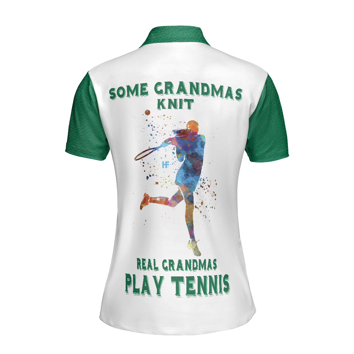 Real Grandmas Play Tennis Women Short Sleeve Polo Shirt, Cool Tennis Polo Style Shirt, Best Tennis Gift - Hyperfavor