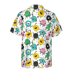 Funny Monsters Hawaiian Shirt - Hyperfavor