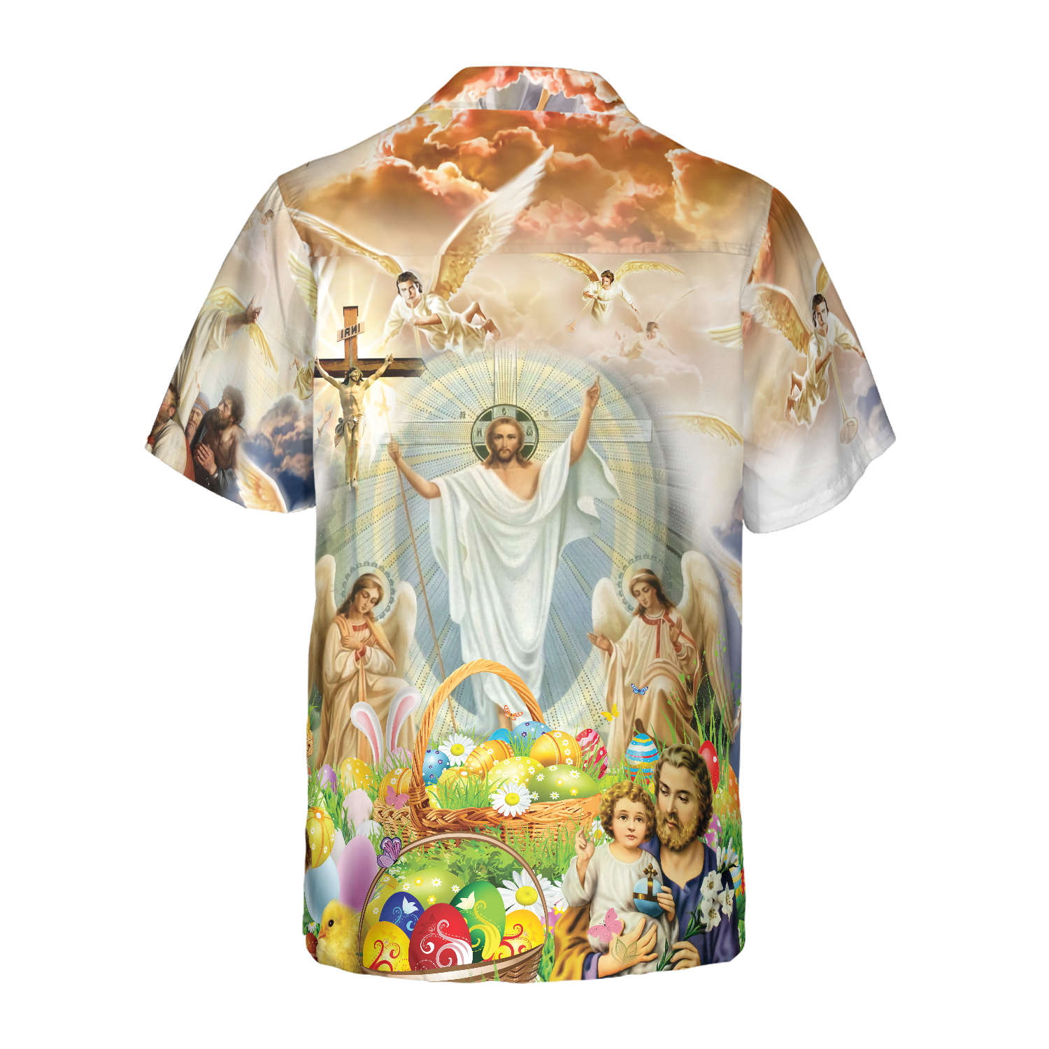 Jesus Happy Easter Hawaiian Shirt - Hyperfavor