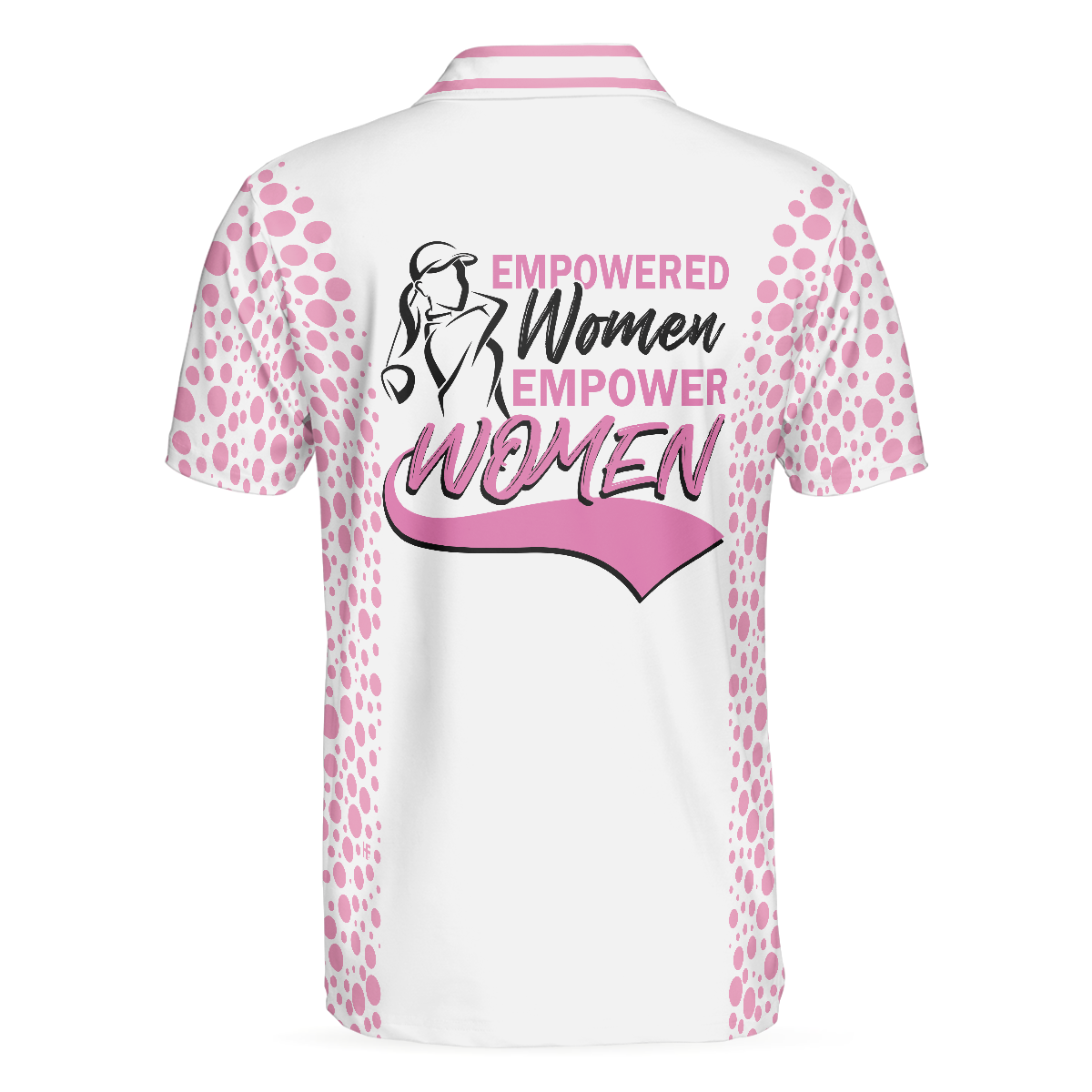 Empowered Women Empower Women Golf Pink Short Sleeve Polo Shirt, Polo Shirts For Men And Women - Hyperfavor