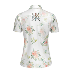 Golf Girl God Says You Are Short Sleeve Women Polo Shirt, Floral Golf Shirt For Ladies, Best Golf Gift For Women - Hyperfavor