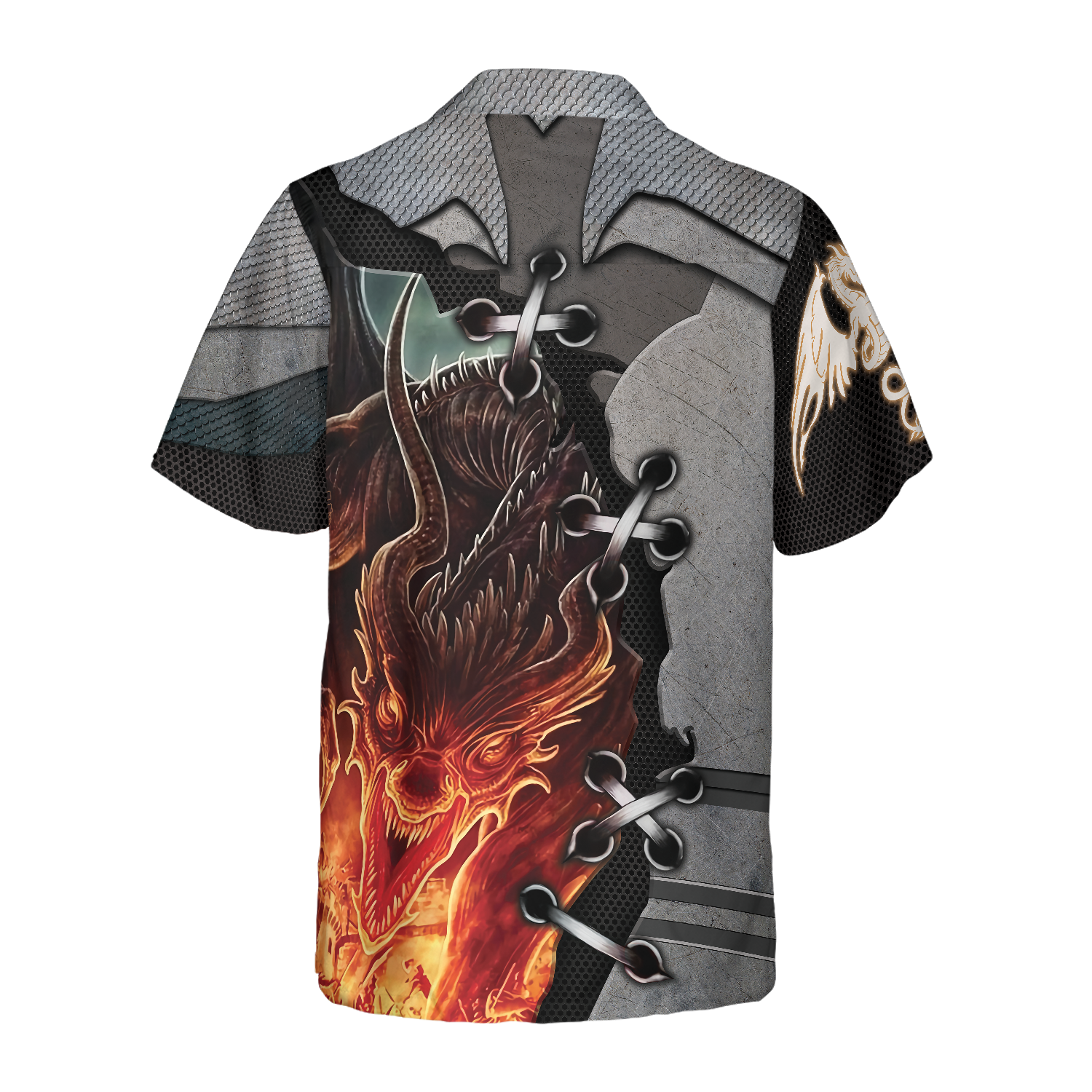 Tattoo And Dungeon Dragon Hawaiian Shirt - Hyperfavor