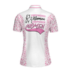 Empowered Women Empower Women Golf Pink Short Sleeve Women Polo Shirt, Golf Shirt For Ladies, Unique Female Golf Gift - Hyperfavor