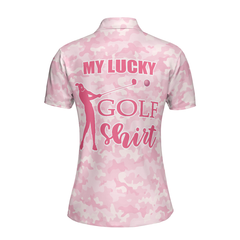 My Lucky Golf Shirt Golf Short Sleeve Women Polo Shirt - Hyperfavor