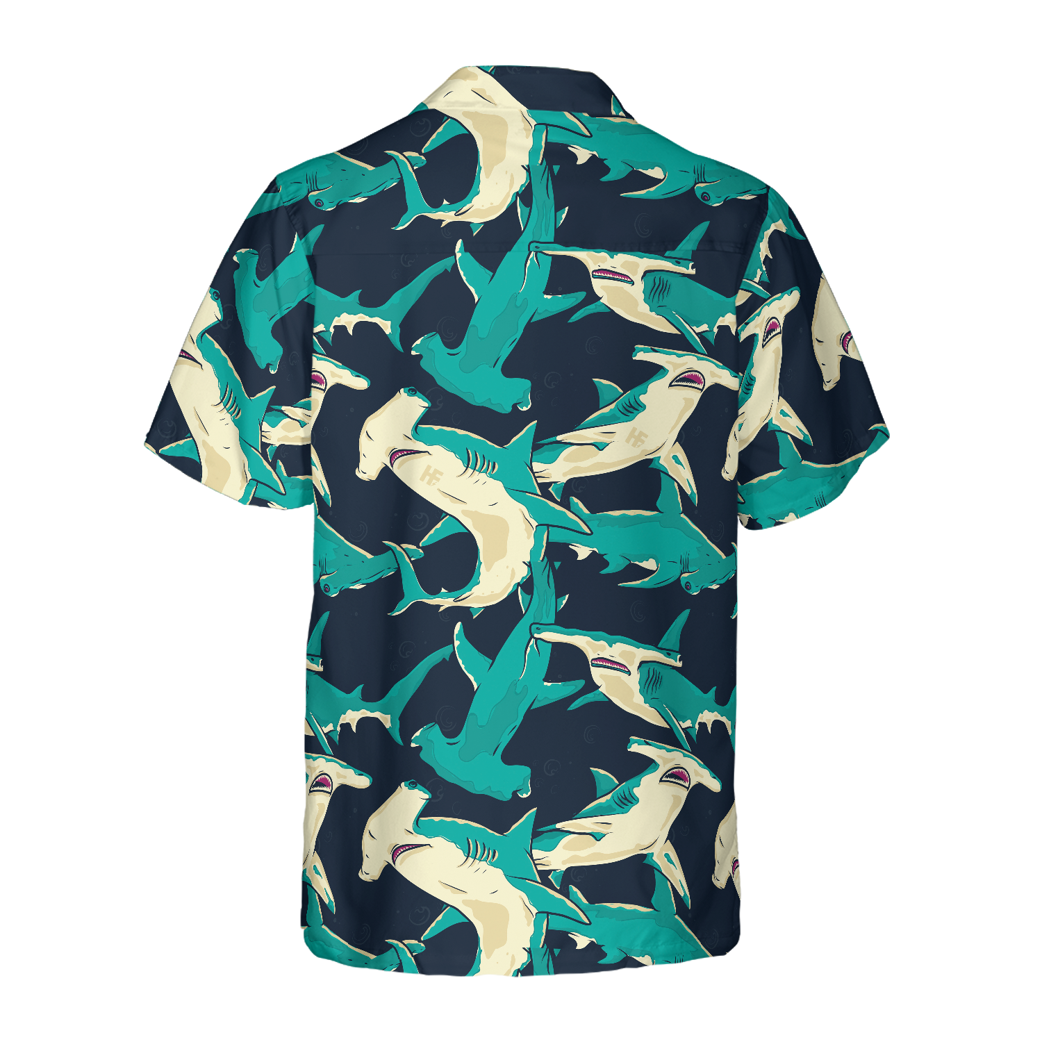 Hammerhead Shark Pattern Hawaiian Shirt - Hyperfavor