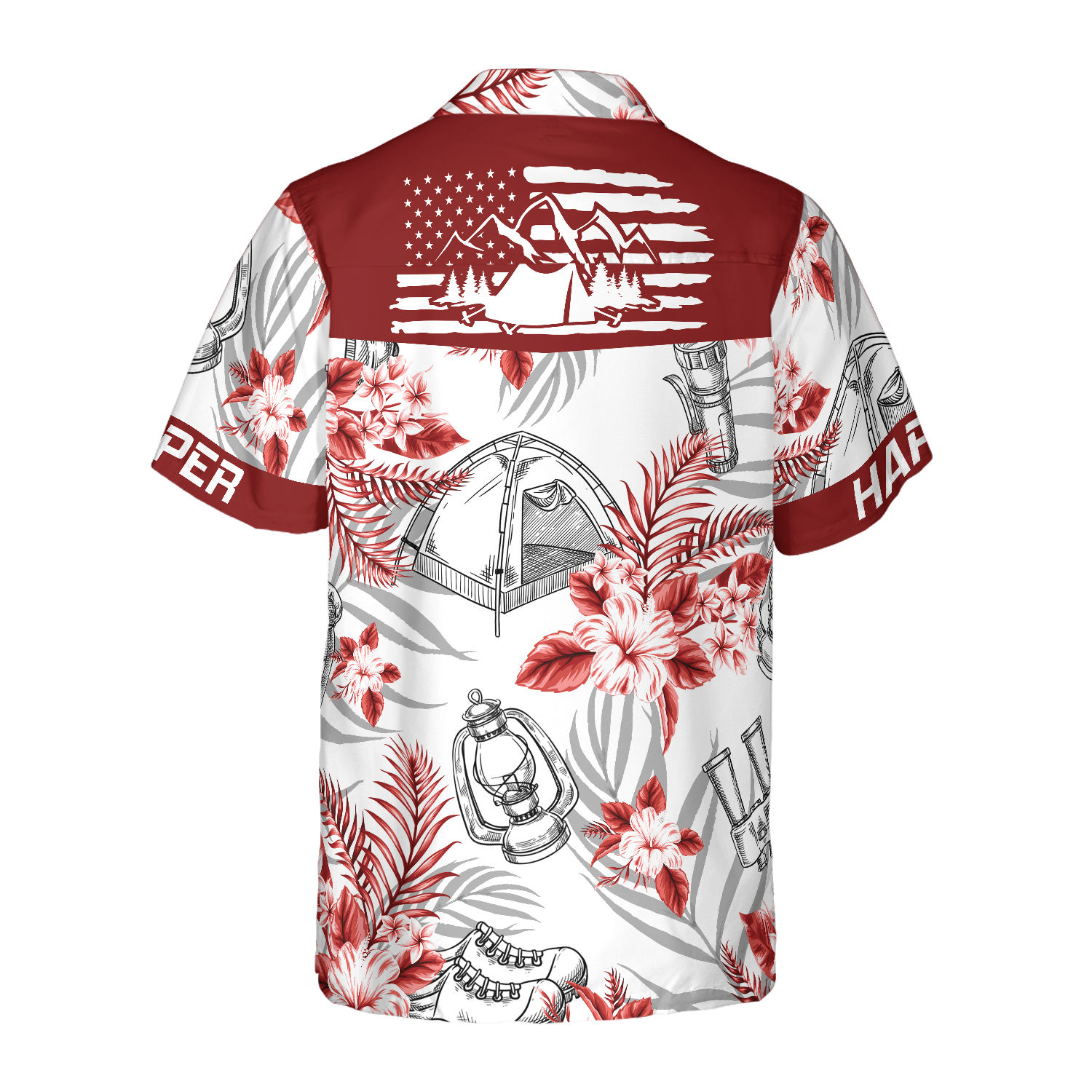 Happy Camper Hawaiian Shirt - Hyperfavor