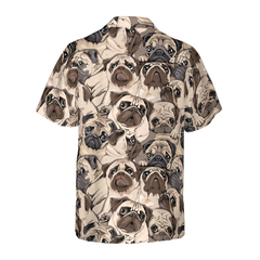 Pug Is My Life Shirt For Men Hawaiian Shirt - Hyperfavor