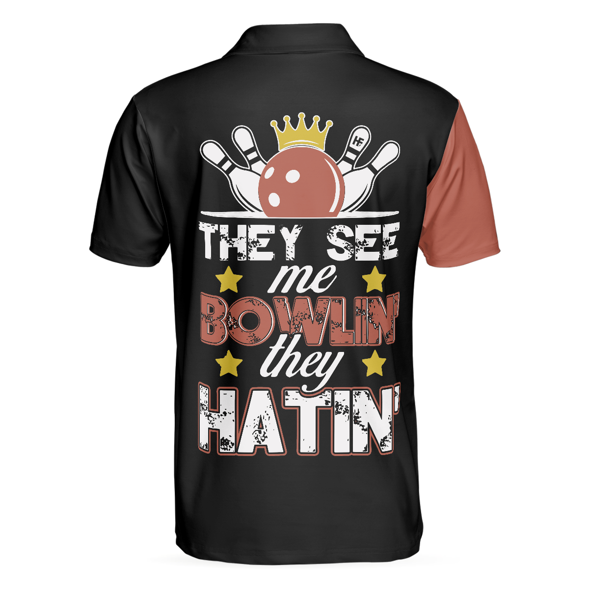 They See Me Bowlin' They Hatin' V2 Polo Shirt, Best Bowling Polo Shirt Design For Professional Bowlers - Hyperfavor