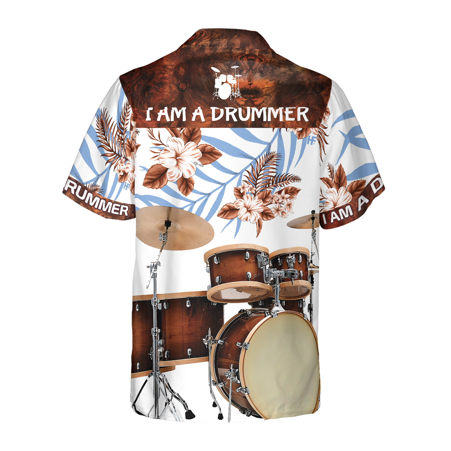 I Am A Drummer Hawaiian Shirt - Hyperfavor