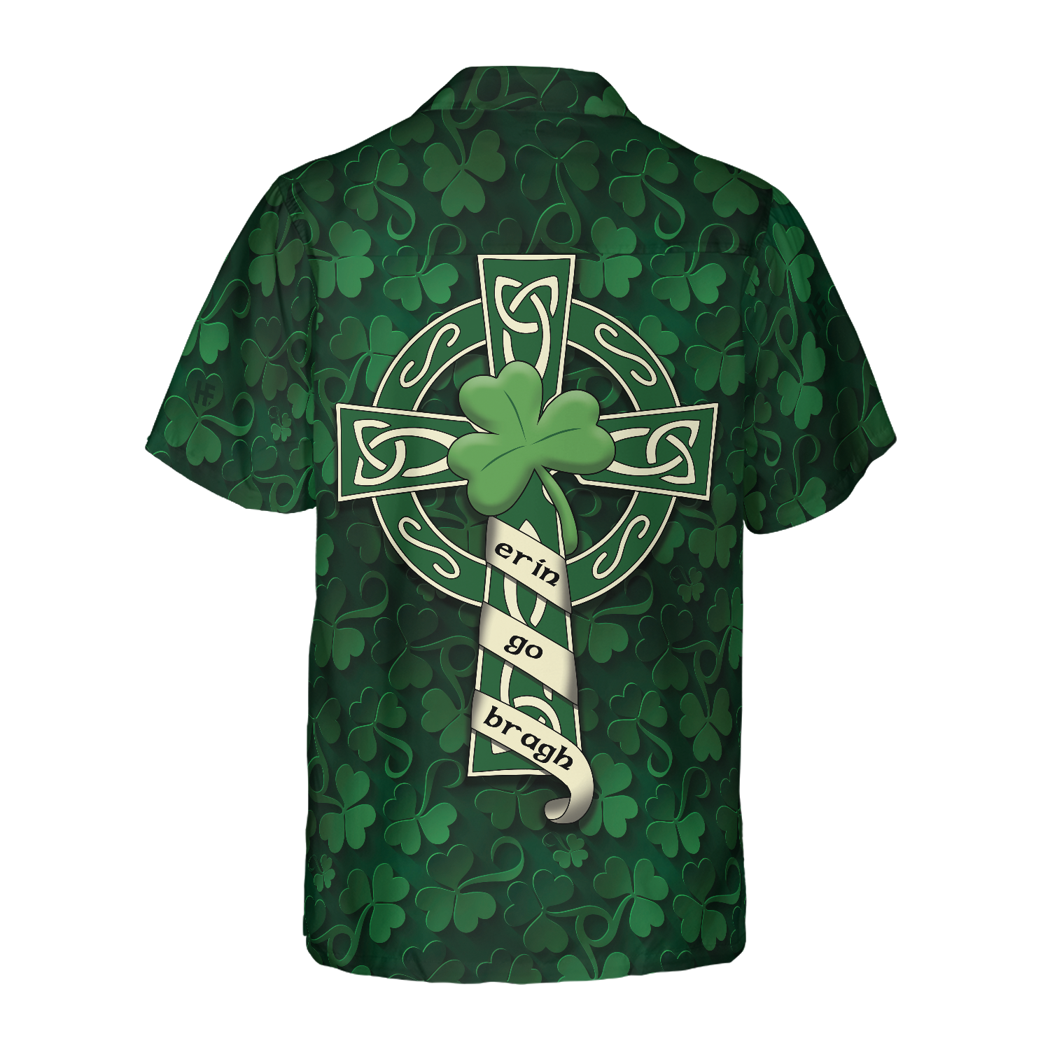 Erin Go Bragh Shamrock Flag Ireland Proud Hawaiian Shirt - Hyperfavor