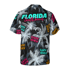 Driftwood Beach Coconut Tree Seamless Hawaiian Shirt - Hyperfavor