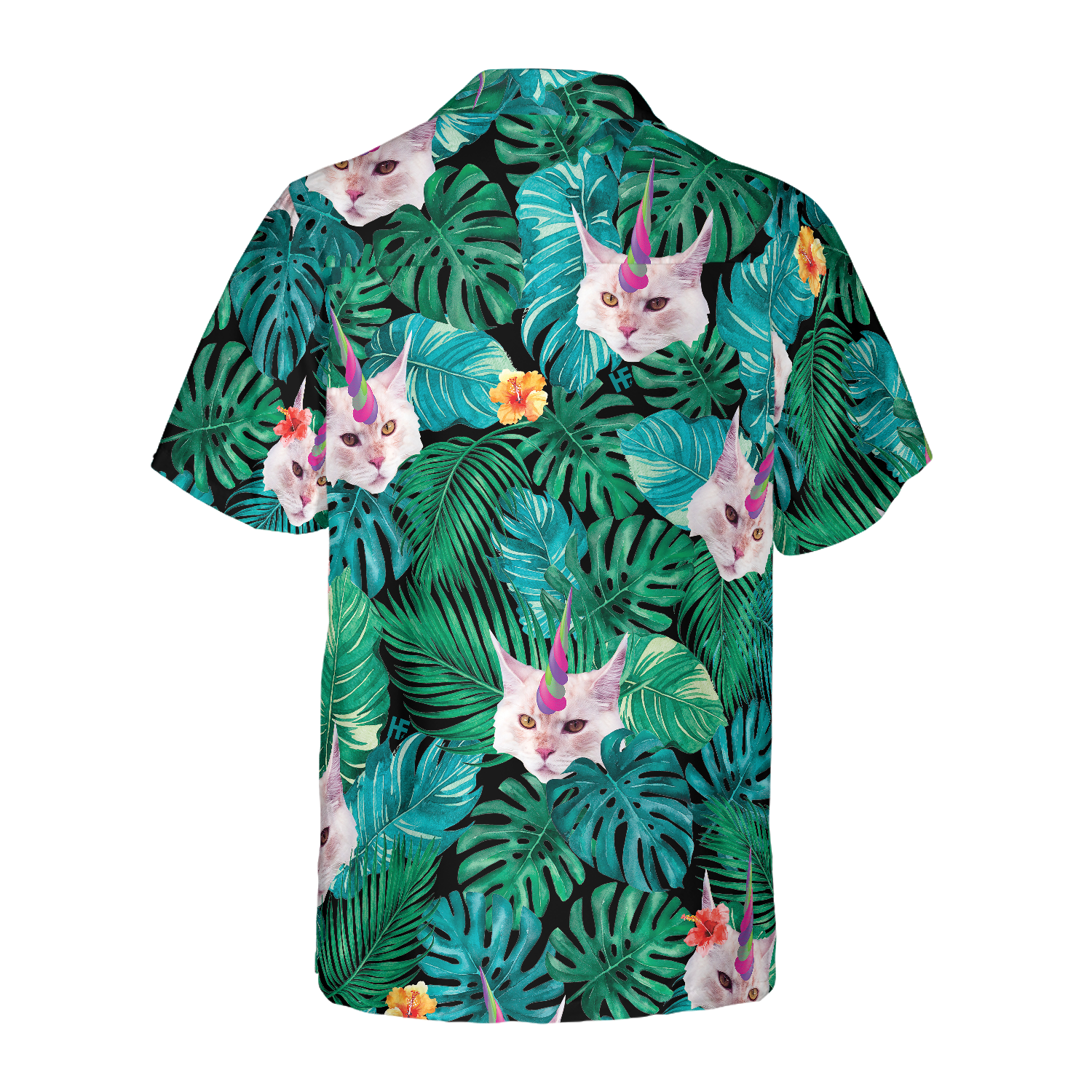 Unicorn Cat Hawaiian Shirt - Hyperfavor