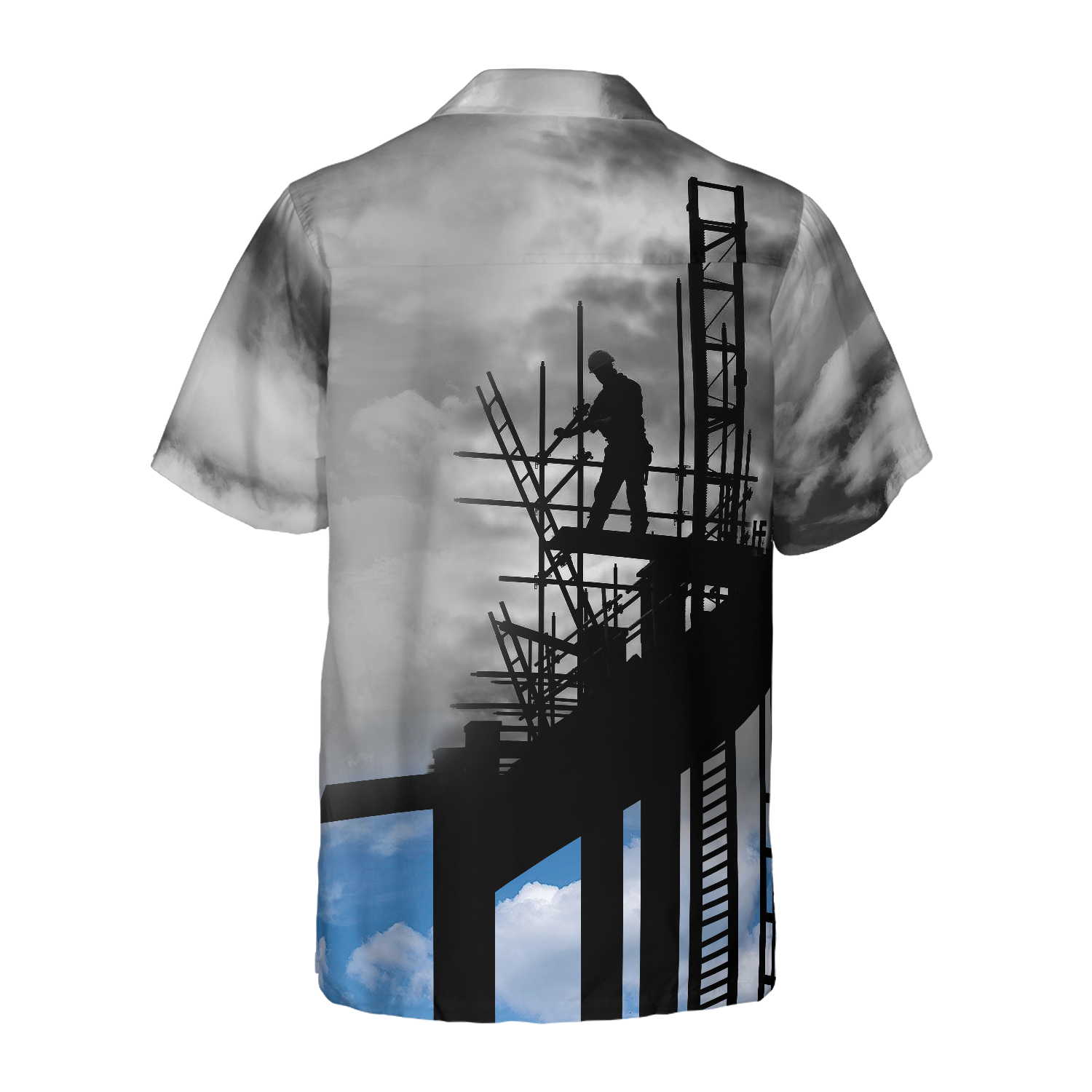 Ironworker And Sunset Hawaiian Shirt - Hyperfavor