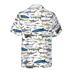 Type Of Sharks Hawaiian Shirt - Hyperfavor