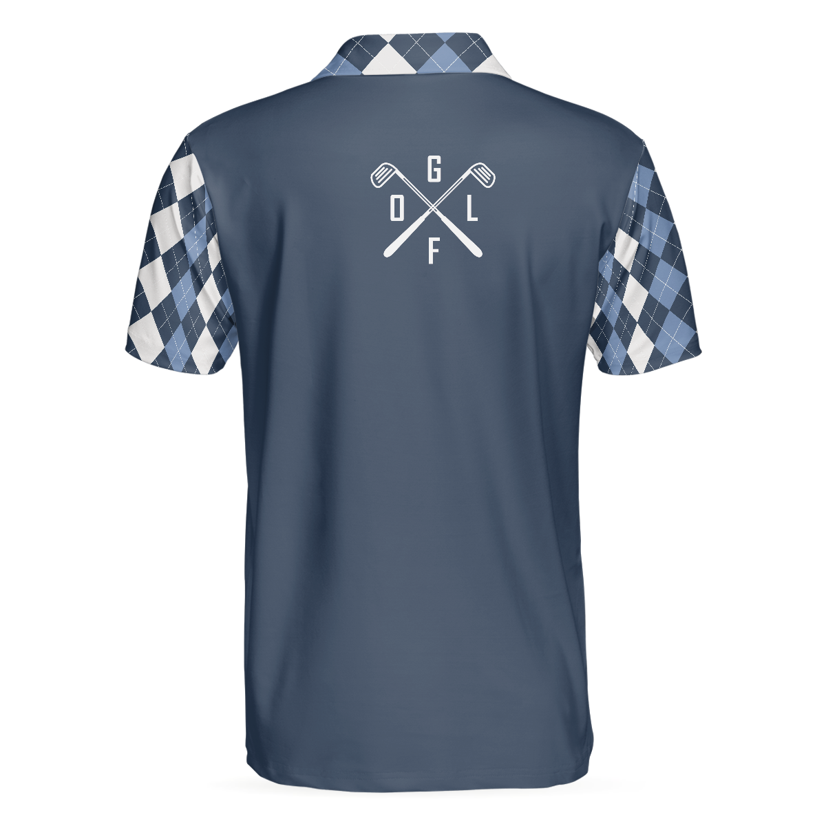 Life Is Short Swing Hard Short Sleeve Polo Shirt, Argyle Pattern Polo Shirt, Best Golf Shirt For Men - Hyperfavor